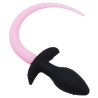 Kinky Puppy Plug Queue de chien phosphorescent Luminous Puppy 8 x 3.2cm Rose fluo